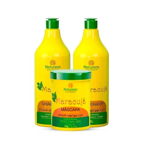 Kit Maracuyá (Shampoo 1L + Acondicionador 1L + Máscara Restauradora 1kg) -  Natureza Cosméticos