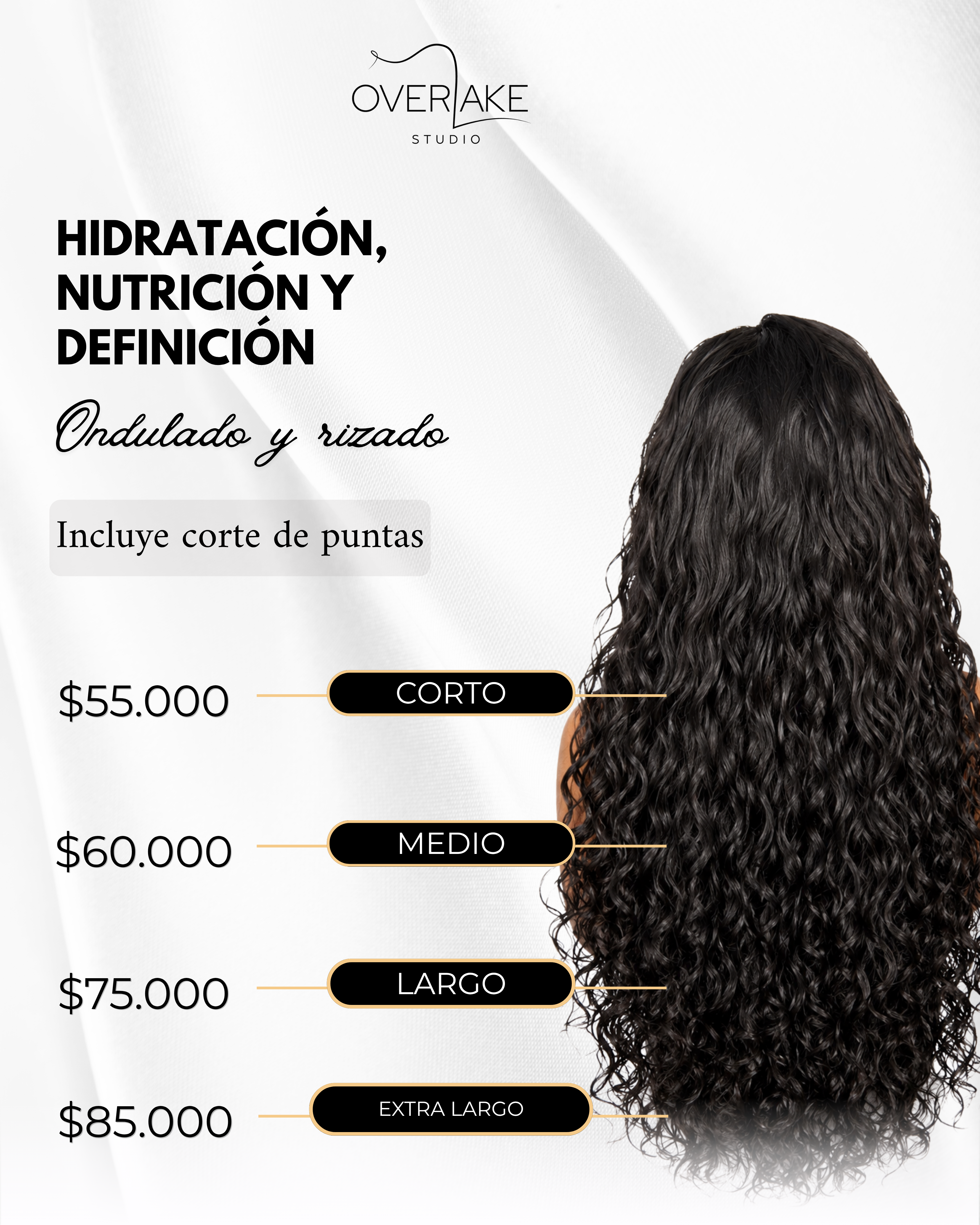 Hidratación, Nutrición y Definición para Cabello Ondulado y Rizado